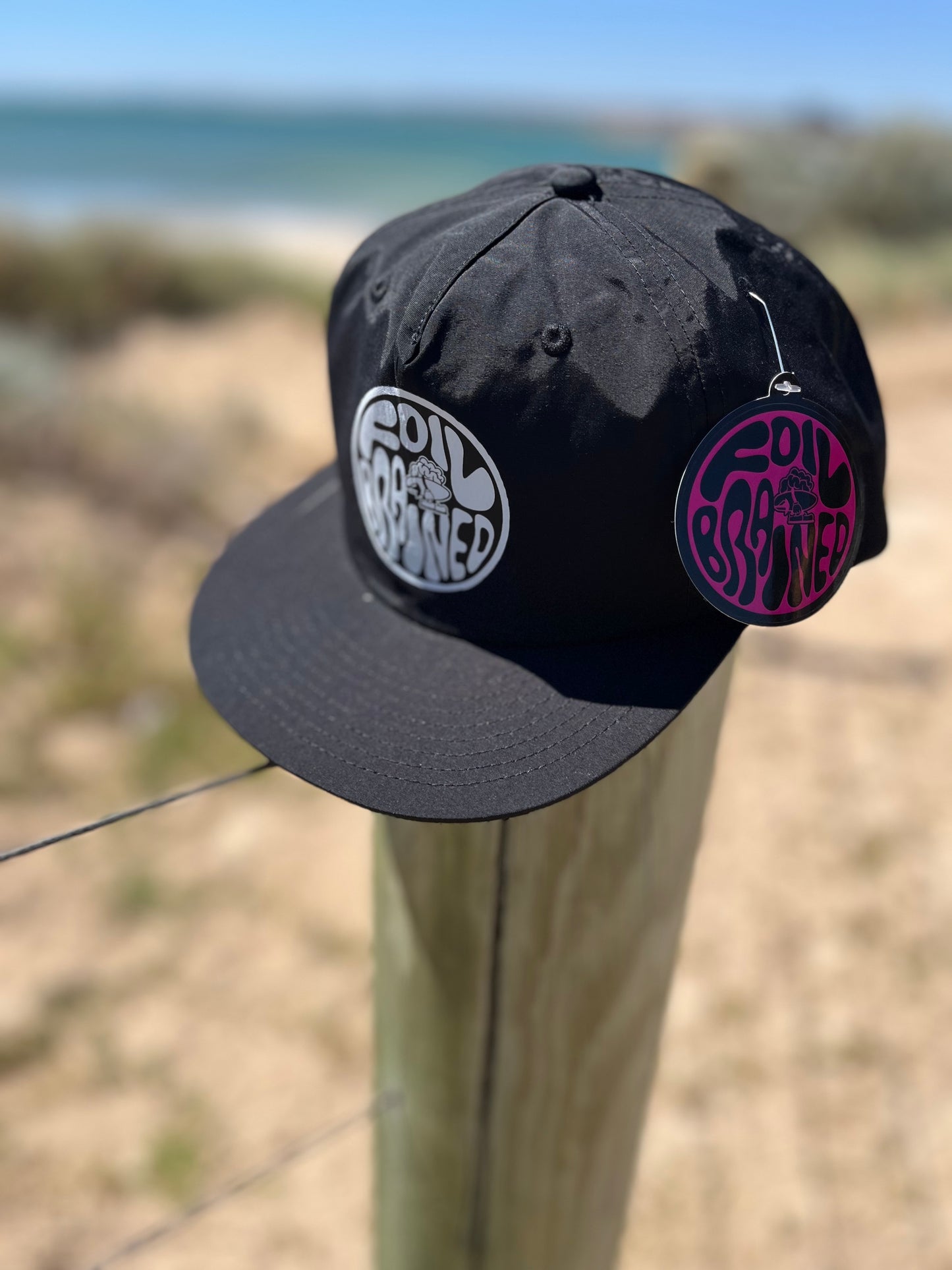 Dunno black surf cap
