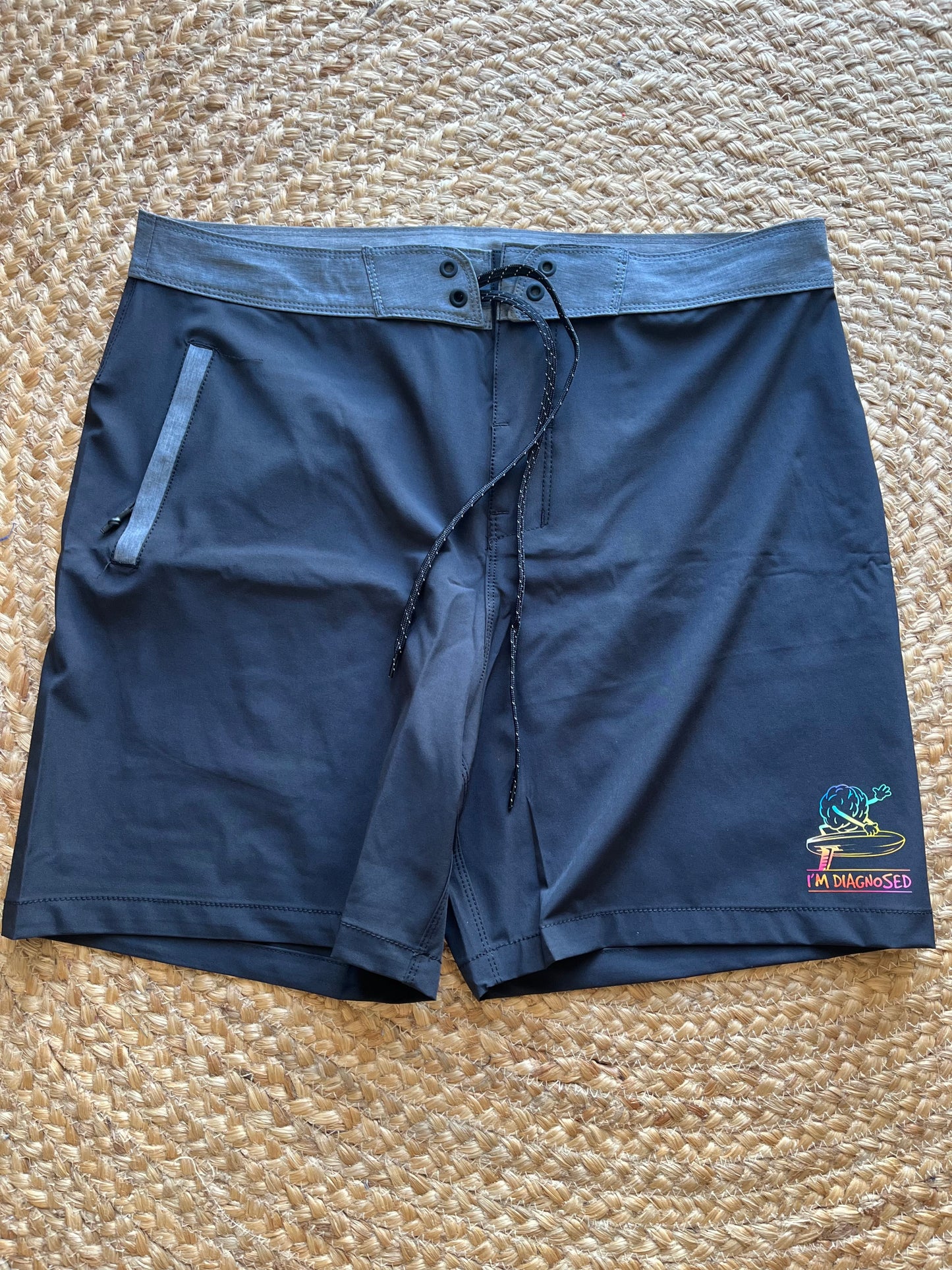 Foilbrained board shorts