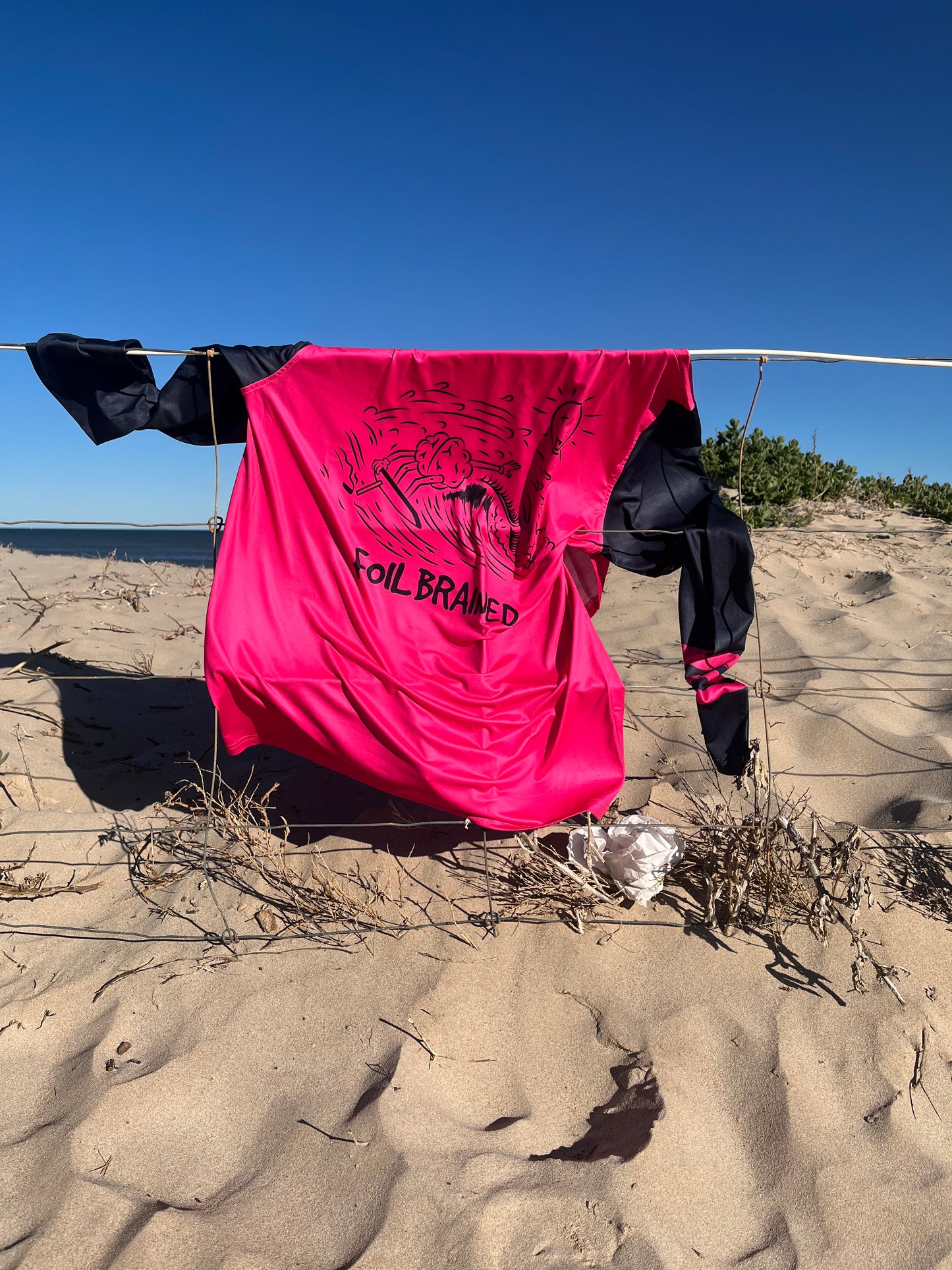 Foilbrained pink sun shirts