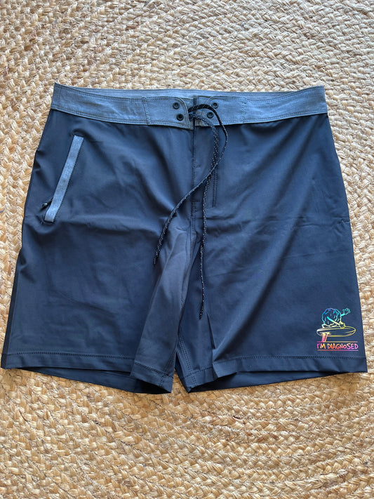Foilbrained board shorts