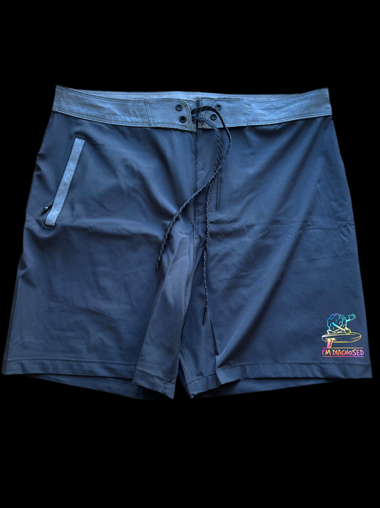 Foilbrained board shorts